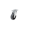 Kipp Swivel Caster w/o Locking System, Electrically Conductive, D=100 mm, Plain Bearing, Thermoplastic, Steel, (Qty. 1), K1760.1110032