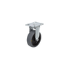 Kipp Fixed Caster w/o Locking System, Electrically Conductive, D=80 mm, Plain Bearing, Thermoplastic, Steel, (Qty. 1), K1760.11080321