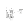 Kipp Indexing Plungers, Size 1, Steel w/Mushroom Grip and Locked Mark, M10X1 mm, Thermoplastic, Steel, (Qty. 1), K1149.71105