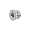 Kipp Screw Plugs w/Collar and Hexagon Socket, G3/8, DIN 908, Electro Zinc-Plated Steel, (Qty. 10), K1130.10038