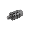 Kipp Centering Clamp, Round With Countersunk Screw, Style B, M4X12, H=5.5 mm, Carbon Steel, (Qty:1), K1166.20804