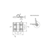 Kipp Spring Hinge, Spring Open, 0.35 Nm, Anodized Aluminum, (Qty:1), K1179.556701