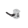 Kipp Joint Block w/Adjustable Handle, Style D, Type B, 90X45X100 mm, BN=10, Aluminum, (Qty:1), K1051.2104590