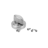 Kipp Rotary Latch w/Rotary Knob, D=8 mm, Stainless Steel, (Qty:1), K1061.18171