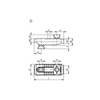 Kipp Clamp Straps, Adjustable, Style A, L=187 mm, Galvanized, Carbon Steel, (Qty. 1), K1165.121187