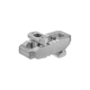 Kipp Clamp Straps, w/Stud, Adjustable, Style C, M20X200, L=235 mm, Galvanized, Carbon Steel, (Qty:1), K1165.320235200