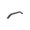 Kipp Tubular Handles, Round, Aluminum, L=296.4 mm, Black Powder Coat, (Qty:1), K0795.250081
