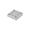 Kipp Adapter Block for Adapter Plate, 50X50X12 mm, Anodized, Aluminum,(Qty:1), K1210.5050