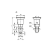 KIPP Indexing Plungers, Size 1, M10X1, w/Plastic Mushroom Grip, Locknut, and Lock, Steel, (Qty:1), K1213.21051