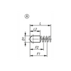 KIPP Spring Body's, Rounded, Style A, D1=3 mm, w/o Collar, Steel, (Qty:10), K1277.113016
