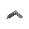 KIPP Cam-Action Indexing Plungers w/Stop, Left, L=60.4 mm, D=6 mm, Style A, Steel, (Qty. 1), K1284.1040616
