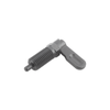 KIPP Cam-Action Indexing Plungers w/Stop, Right, L=60.4 mm, D=10 mm, Style A, Steel, (Qty. 1), K1284.2041016