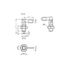KIPP Cam-Action Indexing Plungers w/Stop, Right, L=38 mm, D=4 mm, Style B, Steel, (Qty. 1), K1284.2050410