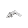 KIPP Cam-Action Indexing Plungers w/Stop, Right, L=47.8 mm, D=6 mm, Style B, Stainless Steel, (Qty. 1), K1285.2050612