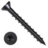 Simpson Strong-Tie 3/16" x 1-3/4" Titen Turbo Concrete and Masonry Screw Anchors, Flat Head, Six-Lobe, Black (100/Pkg) #TNTBL18134TF