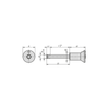 KIPP Ball Lock Pins w/Mushroom Grip and High Shear Strength, L5=25.9 mm, D=19 mm, Stainless Steel, (Qty. 1), K0791.11905020