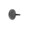 KIPP Disc Handwheel w/Revolving Cylinder Grip, D2=12H7 mm, Reamed Hole, Aluminum, Thermoset, (Qty. 1), K0161.41125X12