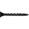 Simpson Strong Tie #8 x 1-5/8" Deck Drive DSV Wood Screws, Quick Guard, Six-Lobe, Ribbed Flat Head, Black (160/Pkg.) #DSVBK158R160