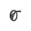 KIPP 2-Spoke Handwheel w/Fixed Cylinder Grip, D2=16H7 mm, Reamed Hole, Aluminum, Thermoset, (Qty. 1), K0162.21160X16