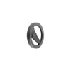 KIPP 2-Spoke Handwheel w/o Grip, D2=18H7 mm, Reamed Hole, Aluminum, Thermoset, (Qty. 1), K0162.01200X18