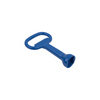 Kipp Keys For Latches and Locks, Blue Powder Coat, Die-Cast Zinc, (Qty. 1), K1335.113