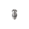 Kipp Quarter Turn Lock, Extended Housing, Square 7 mm, D=28 mm, H=36 mm, Stainless Steel, (Qty. 1), K1352.1736
