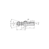 Kipp Axial Joints, M5, D1=8 mm, Similar DIN 71802, Right-Hand Thread,  Stainless Steel, (Qty. 1), K0715.108