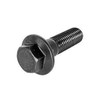 M6-1.00 x 50 mm Rib-Lock RIB Serrated Frame Bolts,  Cl. 10.9, DIN 6921, GripLox Frame Bolt, Non-Indented, Furnace Black, (1,200/Bulk Pkg.)