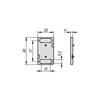 Kipp Spacer for Ball Catch, H=4 mm, Black Polyamide, (Qty. 10), K1294.94