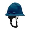 Kilimanjaro Type II Full Brim Safety Helmet with HDPE Shell, 4-Point Textile Suspension, Wheel Ratchet Adjustment Vented, With 4-Point Chinstrap, Navy, OS 280-HP642RV-CH-08 (1 Each)