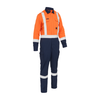 Bisley FR Ripstop Two Tone Coverall H Tape, Orange/Navy, 2XL 385MFRHC-ON/2X (1 Each)