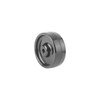 KIPP 125 mm Thermoset Wheels, w/o Housing, Plain Bearing, Heat-Resistant, Black, (Qty. 1), K1270.12546