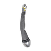 Kut Gard ATA Technology 13G Sleeve, Knit Wrist, Thumb Hole, Gray, with Black/White Elastic, Gray, 22" 20-S13ATA/PE4-22T-BW (12 Each)