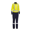 Bisley Class 3 Women's Vented Two Tone Coverall with Navy Bottom, Hi-Vis Yellow, S 314W6369H-YN/S (1 Each)