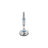KIPP M20X140 Levelling Feet in Hygienic Design, Style A, Stainless Steel, (Qty. 1), K1303.112020X140
