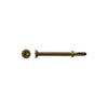 Big Timber #12 x 2-1/2" Wood-to-Steel Self Drilling Screws, T-25 Star Drive, Flat Head, Bronze (1,500 per Box) #FHD12212
