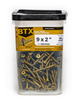 Big Timber #9 x 2" Wood Screws T-25 Star Drive, Bugle Head, ACQ Bronze (5 lb Bucket) #5BTX92