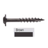 Big Timber #7 x 1-1/4" Brown T-15 Star Drive, Round Washer Head Garage Door Weather Strip Screws (1 lb Bucket) #1GDW7114B