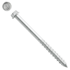 Big Timber 1/4" x 3-1/4" Concrete/Masonry Screws, 5/16" Hex Head, Brushed Nickel (25 per Bucket) #CON14314H-25
