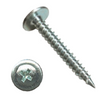 Big Timber #8 x 1" Modified Truss Self-Piercing Wood Screws, Phillips, Zinc (1 lb Bucket) #1MTS81