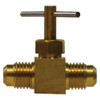 Midland Industries 46045 Needle Valve, 1/4 x 1/4 in Nominal, Male Flared x Male Flared, 150 psi Pressure (Qty. 1)