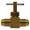 Midland Industries 46046 Needle Valve, 3/8 x 3/8 in Nominal, Male Flared x Male Flared, 150 psi Pressure (Qty. 1)