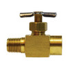 Midland Industries 46061L Light Pattern Needle Valve, 1/4 x 1/4 in Nominal, MIP x FIP, 150 psi Pressure (Qty. 1)