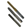 M10.0-1.50 HSS Type 35-AGN TiN Straight Flute Hand Tap Set (Taper, Plug & Bottoming) (1 Set), Norseman Drill #37844