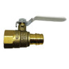 Midland Industries 973636LF Ball Valve, 3/4 x 3/4 in Nominal, PEX x FNPT, 400 psi Pressure, Forged Brass Body (Qty. 1)