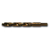 25/64" Type 190-GFR GOLDSTRIKE Jobber Length Gold Surface Treated Drill Bit with Flats on Shank (6/Pkg.), Norseman Drill #40633