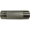 Midland Industries 48103 Welded Pipe Nipple, 1 in MPT x 1 in MPT, 3 in L, Stainless Steel, SCH 40 Schedule (Qty. 1)