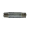 Midland Industries 48061B Welded Pipe Nipple, 1/2 in MPT x 1/2 in MPT, 1-1/2 in L, Stainless Steel, SCH 40 Schedule (Qty. 1)