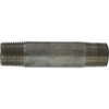 Midland Industries 48073 Welded Pipe Nipple, 1/2 in MPT x 1/2 in MPT, 9 in L, Stainless Steel, SCH 40 Schedule (Qty. 1)