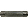Midland Industries 48055 Welded Pipe Nipple, 3/8 in MPT x 3/8 in MPT, 11 in L, Stainless Steel, SCH 40 Schedule (Qty. 1)